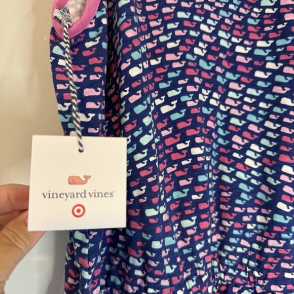 Vineyard Vines for Target Girls Scoop Neck Romper Size XL School of Whales Blue - Picture 7 of 15
